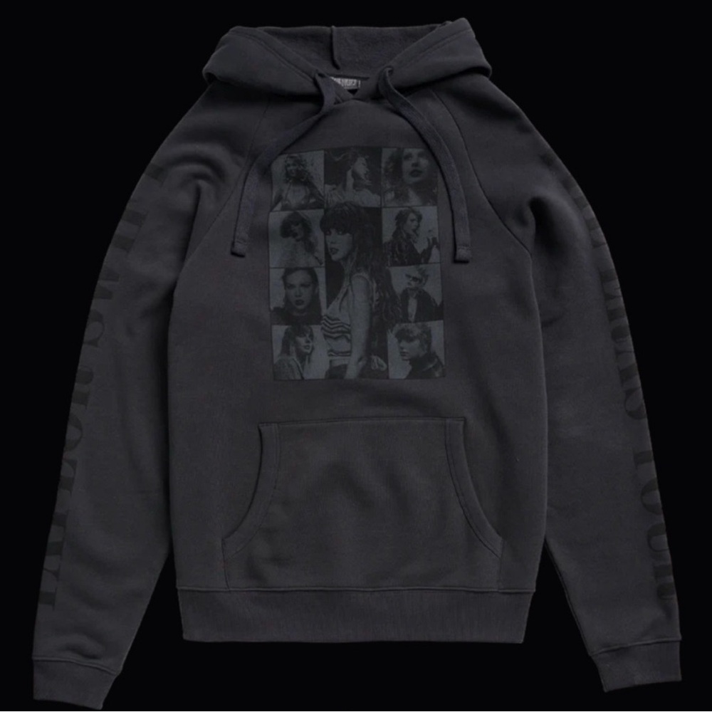Taylor Swift Charcoal Graphic Hoodie